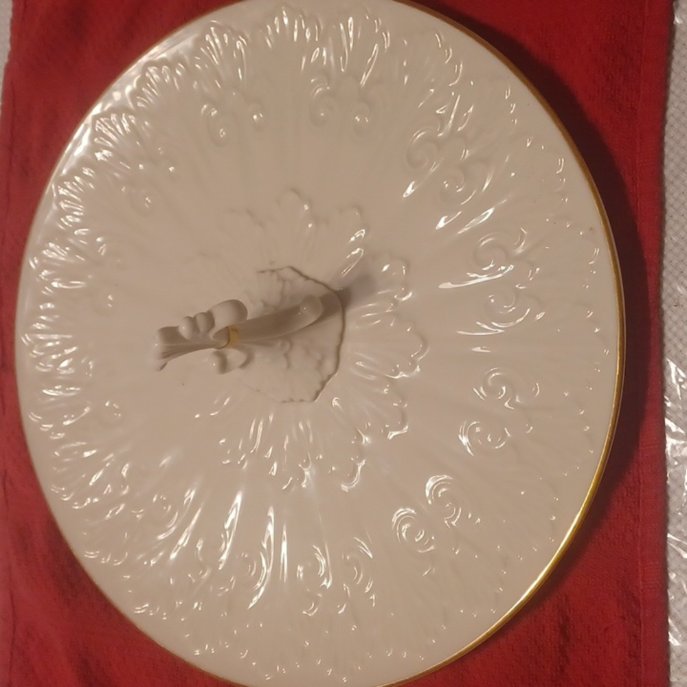 Lenox serving platter ..gold trim